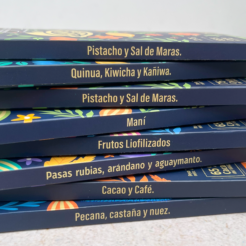 Chocolate con Leche y Frutos Liofilizados al 65% de Cacao (75g) - IMG 3