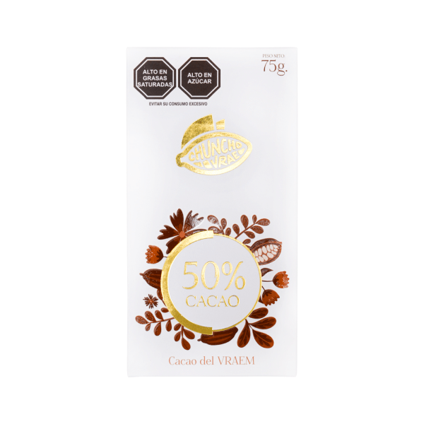 Chocolate con leche y panela 50% cacao (75g)